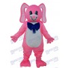 Long Ear Pink Rabbit Mascot Adult Costume