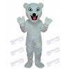 White Polar Bear Mascot Adult Costume