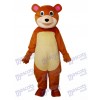 Round Mouth Bear Mascot Adult Costume