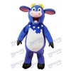 Blue Benny The Bull Mascot Costume