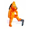 Cute Orange Dog Mascot Costumes Cheap