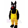 Black Dog with Red nose Mascot Costumes Animal