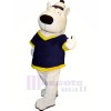 White Bear with Big Eyes Mascot Costumes Animal