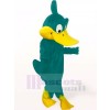 Duck with Teal Body Mascot Costume Cartoon