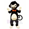 Black Monkey with Red Bow Mascot Costumes Animal