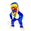 Funny Blue Baboon Mascot Costumes Animal