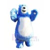 Strong Blue Bear Mascot Costumes Animal	