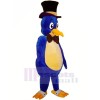 Blue Bird with Black Hat Mascot Costumes Animal	