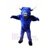 Strong Blue Bull Mascot Costumes Animal	