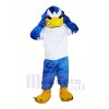 Blue Falcon with White T-shirt Mascot Costumes Animal