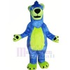 Blue and Green Bear Mascot Costumes Animal