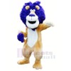 Lion with Blue Hair Mascot Costumes Animal