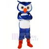 Blue Owl with Orange shoes Mascot Costumes Animal