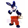 Blue and White Rabbit Mascot Costumes Animal	