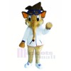 Boy Elephant with Glasses Mascot Costumes Animal