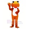 Brown Frog with Big Eyes Mascot Costumes Animal	