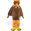 Brown Furry Owl Adult Mascot Costumes Animal
