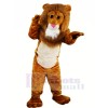 Brown Lion with Long Tail Mascot Costumes Animal