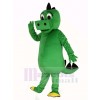 Green Dinosaur Mascot Costume Adult