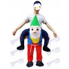 Back Shoulder Garden Gnome Carry Me Mascot Ride Costume Christmas Party Outfit