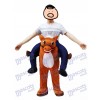 Wild Western Horse Carry Me Piggy Back Mascot Farm Cowboy Costume