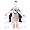 Carry Me Japanese Sumo Wrestling Costume Wrestler Piggy Back Mascot Costume