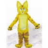 Yellow Cat Animal Adult Mascot Costume