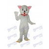 Pink Ear Clever Cat Mascot Adult Costume