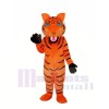 Red Brown Tiger Mascot Adult Costume Free Shipping 