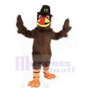 Thanksgiving Turkey with Black Hat Mascot Costume