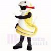 Golden Cobra Snake Mascot Costumes Cartoon