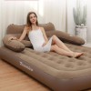 Comfortable Lazy People Inflatable Mat Air Bed With Backrest 
