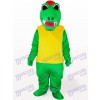 Africa Green And Yellow Crocodile Animal Adult Mascot Costume