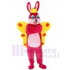 Butterfly Rabbit Bunny mascot costume