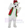 Christmas Polar Bear mascot costume