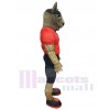 Wolf mascot costume