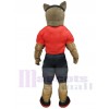 Wolf mascot costume