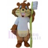 Squirrel mascot costume