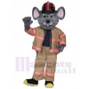 Fire Mouse mascot costume