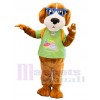 Rocky Reader Dog mascot costume