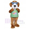 Rocky Reader Dog mascot costume
