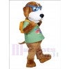 Rocky Reader Dog mascot costume