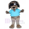 DJ the Dog mascot costume