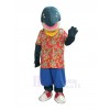 Shark mascot costume