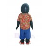 Shark mascot costume