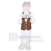 Mr. White Bunny mascot costume