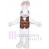 Mr. White Bunny mascot costume