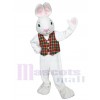 Mr. White Bunny mascot costume