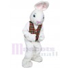 Mr. White Bunny mascot costume