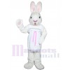 Mrs. White Bunny mascot costume